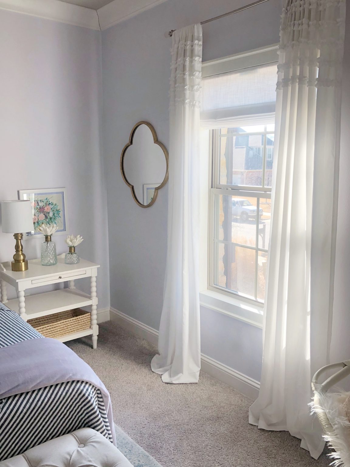 Kids Bedroom Reveal with New Roman Shades - Our Vintage Nest